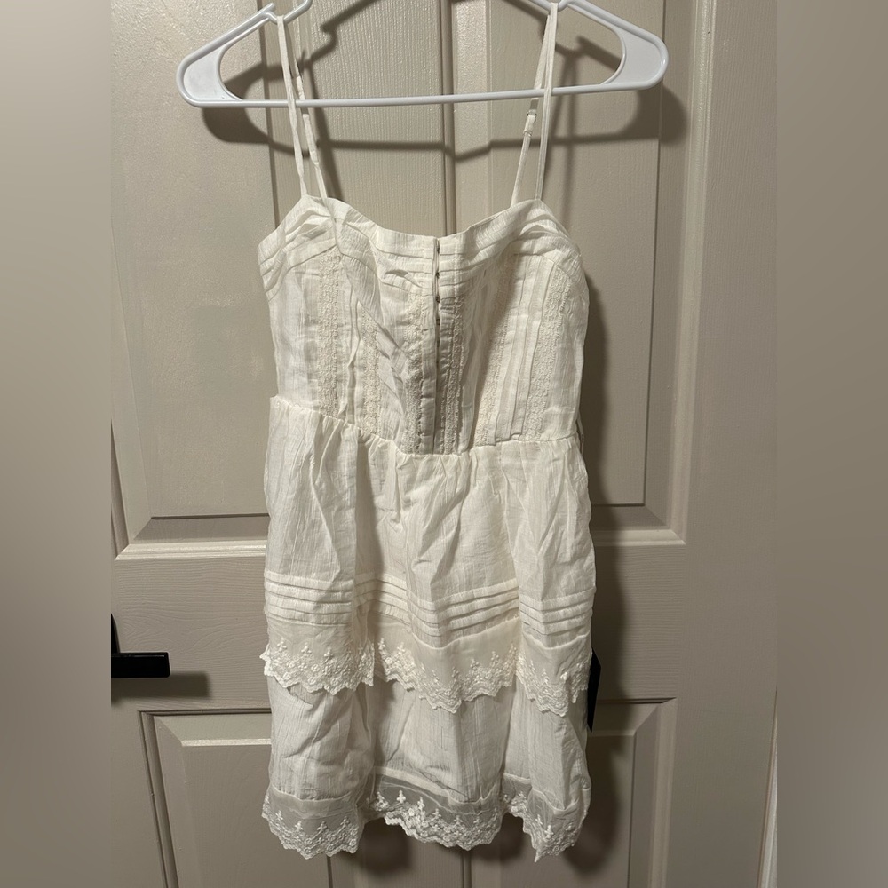 Lulu's Ivory Textured Dress